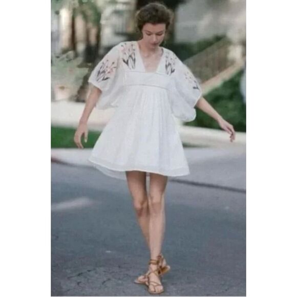 St. Roche NWT Lake Mini Dress in Ivory Size S - Picture 1 of 4